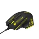 Wozinsky WMGK-1181W vadu optiskā spēļu pele 7200 DPI, melna un dzeltena