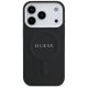 Guess iPhone 17 Pro vāciņš Classic Logo MagSafe, melns