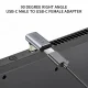 Угловой адаптер USB-C Tech-Protect Ultraboost AA02, серый