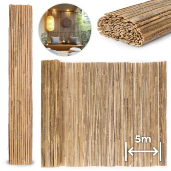 Двусторонний бамбуковый забор Multigarden 150x500 см, натуральный