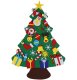 DIY Felt Christmas Tree for Kids with Ornaments, 100 cm