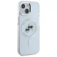 Чехол Karl Lagerfeld для iPhone 14 IML Metal Karl & Choupette MagSafe, белый