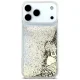 Guess Liq. Glitter 4 Charms vāciņš iPhone 17 Pro Max, zelta
