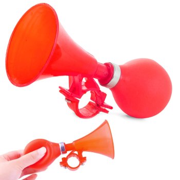 Velosipēda taure ar stiprinājumu skrejriteņiem un velosipēdiem, sarkana