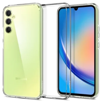Samsung Galaxy A34 (SM-A346) Spigen Ultra Hybrid Case Cover, Crystal Clear | Чехол Кабура Кейс...