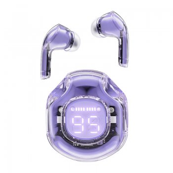 Austiņas TWS Acefast T8, Bluetooth 5.3, IPX4 (violetas) | Earphones (violet)