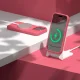 Чехол Etteri Silicone Case для iPhone 15 Pro 6.1\", Малиновый