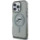 Karl Lagerfeld IML Metal Karl&Choupette Head MagSafe iPhone 16 Pro vāciņš, Black