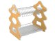 Two-Tier Dish Drainer with Cutlery Holder, 39x39x26 cm