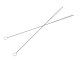 Reusable Metal Drinking Straws with Cleaning Brushes, 8 pcs