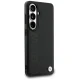 Чехол BMW Leather Hot Stamp MagSafe для Samsung Galaxy S26, черный