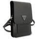 Guess Saffiano Triangle Smartphone Bag & Wallet, Black