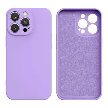 Samsung Galaxy S23+ Plus (SM-S916) Silicone Color Case Cover, Purple | Чехол Обложка Бампер...