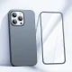Korpusa vāciņš Joyroom 360 Full Case priekš iPhone 13 Pro Max ar aizsargstiklu JR-BP928, pelēks