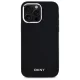DKNY iPhone 14 Pro Max vāciņš Plain Silver MagSafe Logo, melns