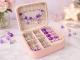DIY Bracelet and Necklace Jewelry Making Kit with Charm Box, 66 Pieces, Purple