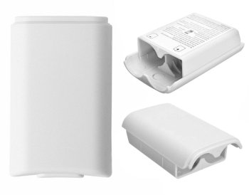 Battery cover for Xbox 360 controller, white