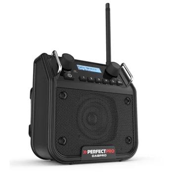 PerfectPro DABPRO Job Site Radio DAB+ FM Bluetooth, Black