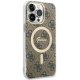 Guess iPhone 14 Pro Max Case 4G MagSafe, Brown