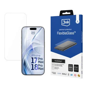 3mk FlexibleGlass v2.0 hibrīdstikls iPhone 17 Pro Max