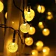 Уличная Садовая Новогодняя Гирлянда 30 LED Лампочек с Солнечной...
