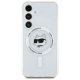 Karl Lagerfeld Button Choupette MagSafe Case for Samsung Galaxy S25, White