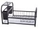 Dish Drainer with Tray Loft, Black