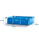 Intex 28270 Rectangular Frame Pool 220x150x60 cm