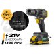 Аккумуляторная ударная дрель-шуруповерт Humberg 21V Hm-432