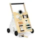 Деревянные ходунки-каталка ECOTOYS с развивающими играми