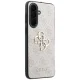 Guess Leather 4G Metal Logo vāciņš Samsung Galaxy A37 5G, rozā