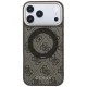 Guess Ring Stand 360 4G Classic Logo vāciņš iPhone 18 / 17 Pro Max, brūns