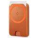 Magnētiskais maks Spigen Valentinus MagFit+ MagSafe Oranžs