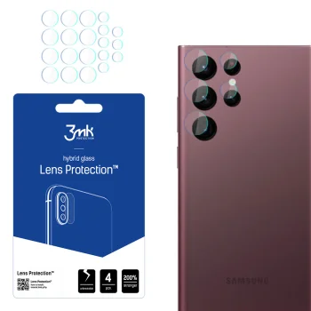 Защитное стекло для камеры 3Mk Protection Lens Protection™ Samsung Galaxy S22 Ultra 5G