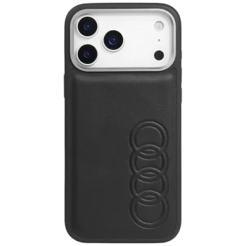 Audi TT Synthetic Leather MagSafe vāciņš iPhone 17 Pro Max, melns