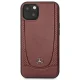 Mercedes iPhone 15 vāciņš Leather Urban Bengale, sarkans