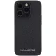 Karl Lagerfeld Quilted K Pattern vāciņš iPhone 15 Pro, melns