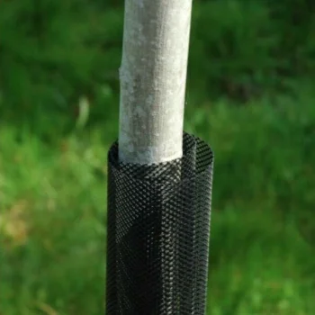 Koka stumbra aizsargsieti Ø6 × 110 cm, 3 gab., melni