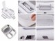 Electric Heated Lunchbox, 12V/220V, 900 ml, White