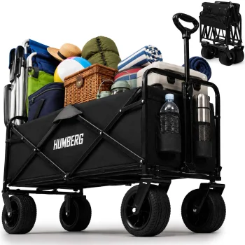 Складная транспортная тележка Humberg HM-512 100L