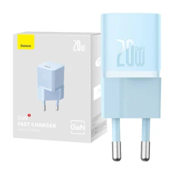 Baseus GaN5 20W Mini Wall Charger, Blue