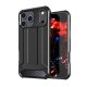 Hibrīda bruņu maciņš iPhone 17 Pro Max telefonam – melns | Phone Case Cover