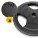 Čuguna svaru diski 4FIZJO 2 x 15 kg (26 mm)