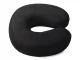 Ceļojumu kakla spilvens Memory Foam, melns