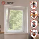 Repest logu moskītu tīkls ar līplenti, 160x130 cm, balts