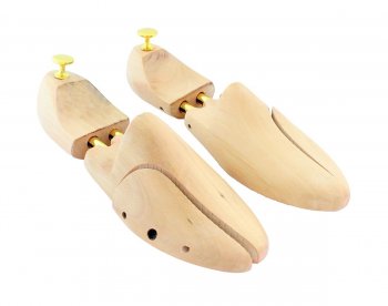 Koka Pēdas Forma Apavu Kurpju Uzglabāšanai Deformācijas Novēršanai (Izmērs 41-42) | Wooden Feet for Shoe Storage to Prevent Deformation