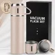 Stainless Steel Thermos Set 500 ml with 3 Cups, Pink