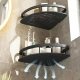 Vannas istabas sienas stūra plaukts, 2 gab. | Bathroom Corner Shelf