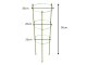 Regulējams augu balsts ar 3 gredzeniem 90cm DIVO, zaļš