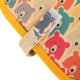 Kids Soft Drawing Album Notebook Board + 12 Markers, Yellow